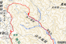 木ノ袋谷 第四堰堤北の岩塔